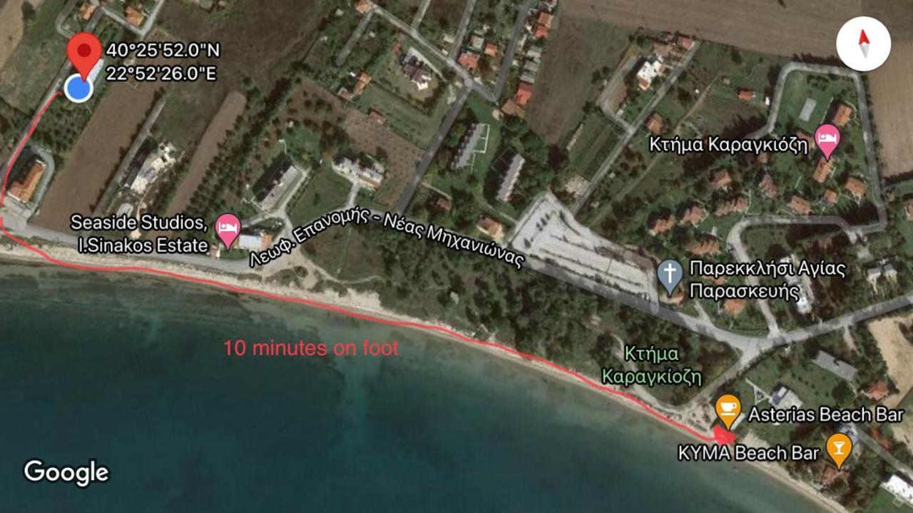 Lovely Apartment By The Sea 2 ….. Epanomi Esterno foto
